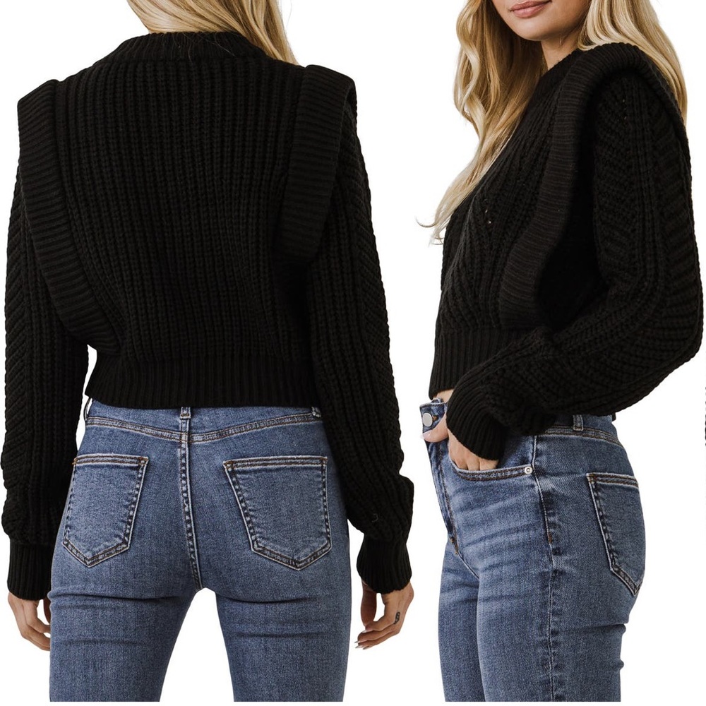 English Factory Ruffle Sweater - Picture 8 of 8